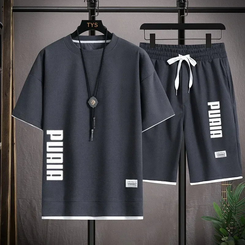 Running Gear Men - 2026 New Men's T-shirt and Shorts
