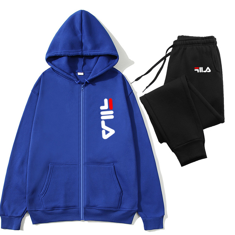 Running Gear Men - Men's 2 Piece Tracksuit Zipper Cardigan