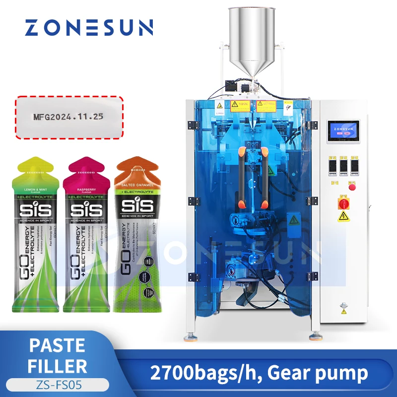 Energy Gel Pack - Zonesun ZS-FS05 Energy Gel Sachet VFFS