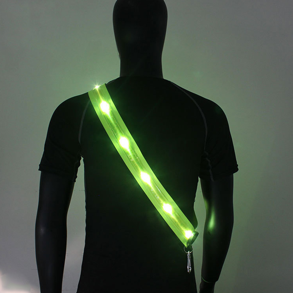 Running Gear Outdoor - LED Shoulder Belt Rechargeable LED Reflective