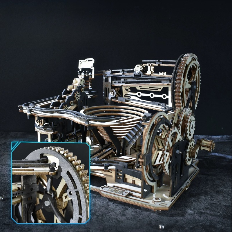3D Wooden Ball Run Gears Sets  - Running Gear Gifts recension och pris