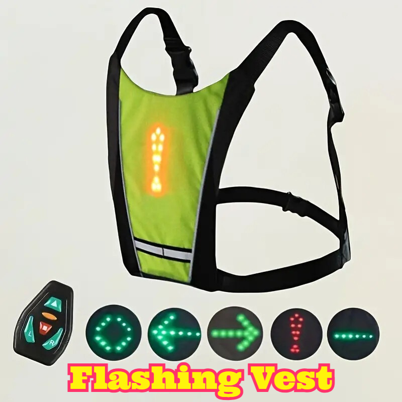 LED Remote Control Safety Vest - Running Visibility Gear recension och pris