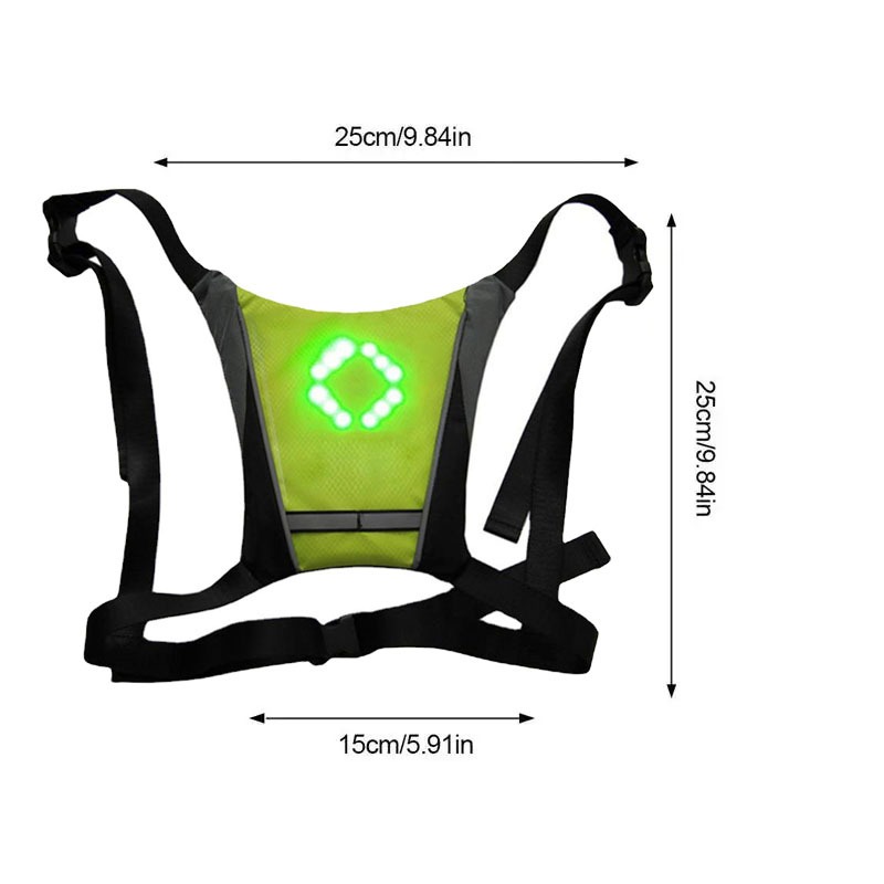LED Remote Control Safety Vest - Running Visibility Gear recension och pris