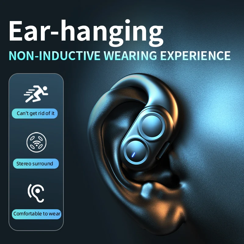 Wireless Bluetooth Headphones  - Earphone Sport Hook recension och pris