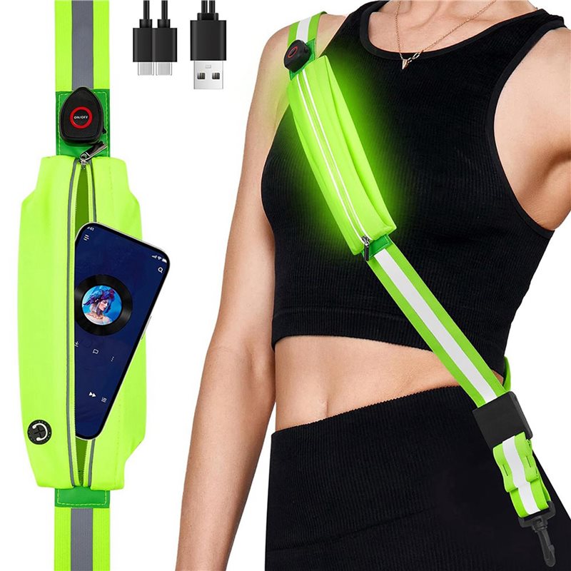 BTLIFE-2X LED Reflective Belt  - Running Visibility Gear recension och pris