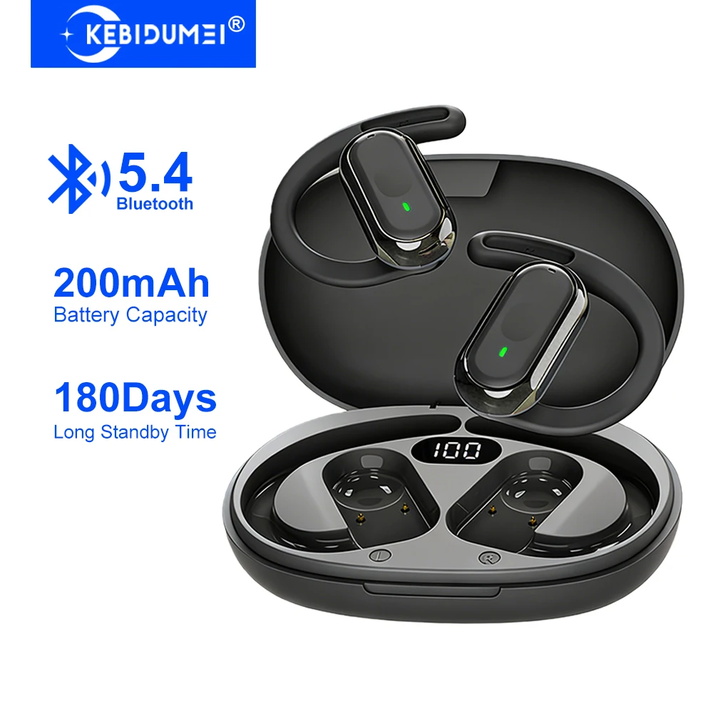 KEBIDUMEI Open-Ear Bluetooth 5 - Earphone Sport Hook recension och pris