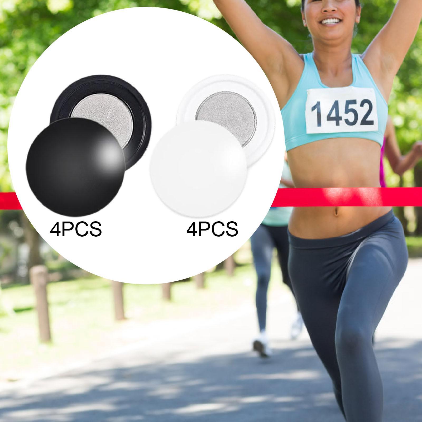 4 Pair Magnetic Race Bib Clips - Running Gear Competition recension och pris