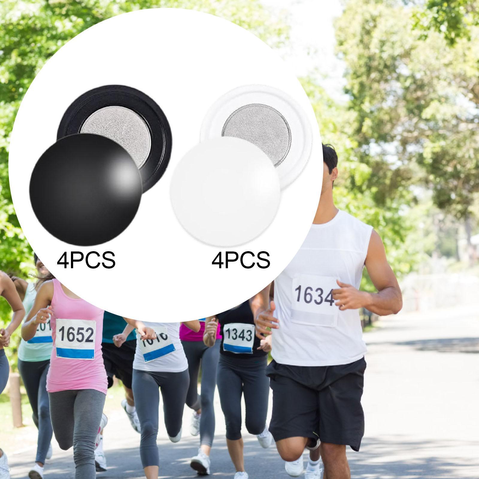 4 Pair Magnetic Race Bib Clips - Running Gear Competition recension och pris