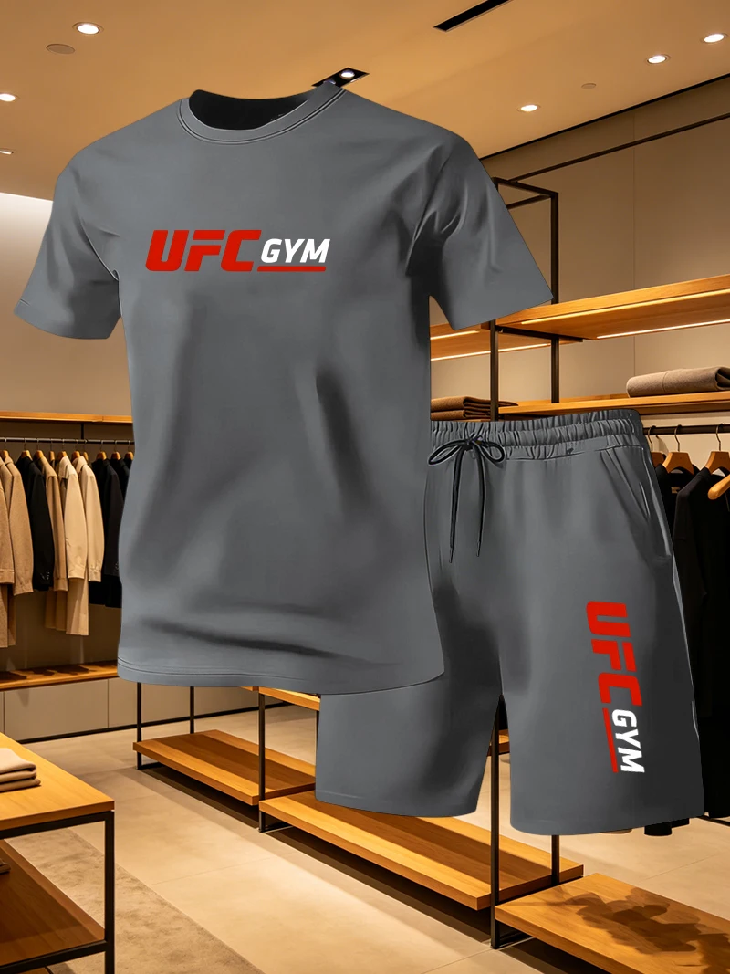 Men's Fashion T-shirt Shorts U - Running Gear Men recension och pris