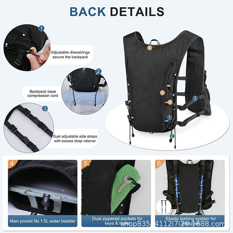 Hydration vest, cross-country  - Running Gear Competition recension och pris