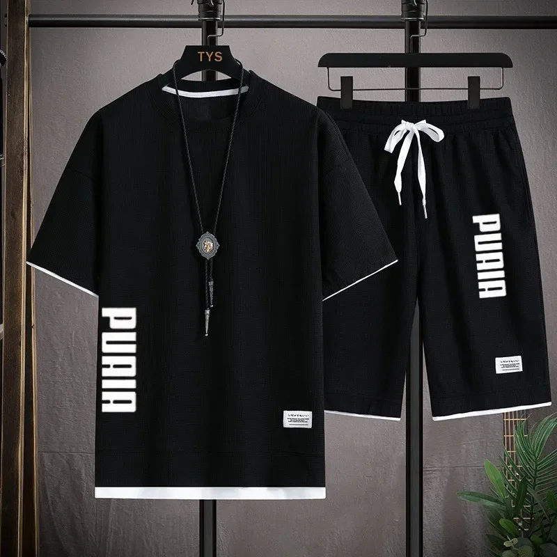 2026 New Men's T-shirt and Sho - Running Gear Men recension och pris