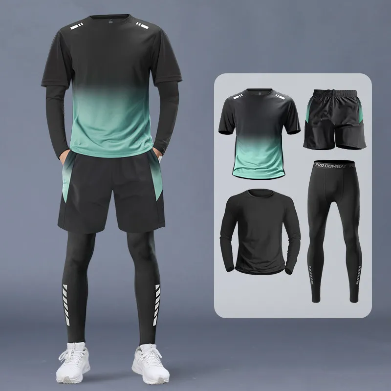 Men's 4-Piece Athletic Set - P - Running Gear Men recension och pris