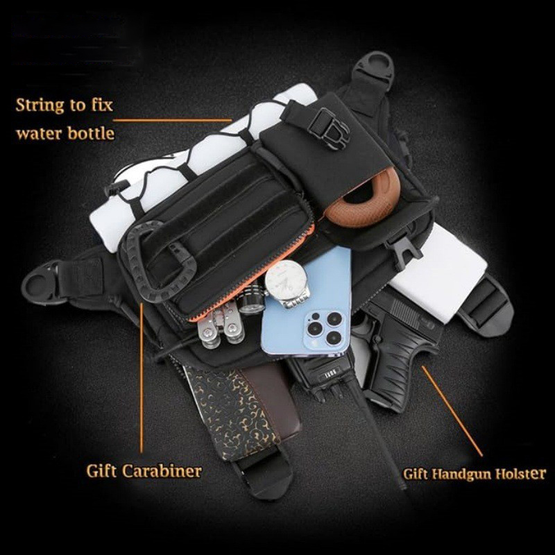 Tactical Chest Bag for Men Run - Running Gear Bag For Men recension och pris