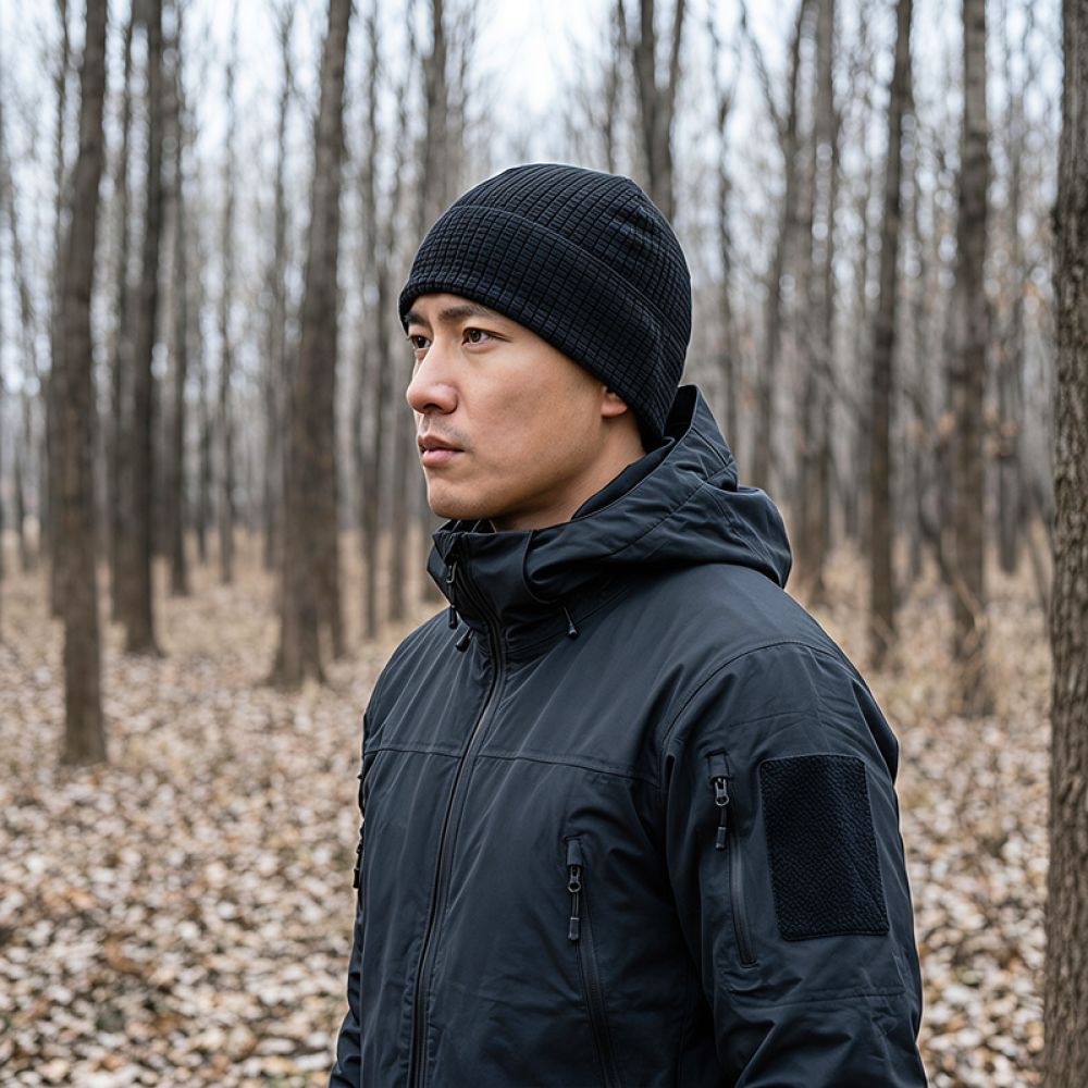 Mens Thick Fleece Beanie Hat W - Running Gear For Winter recension och pris