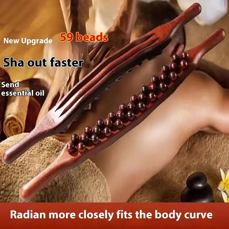 Wooden Massage Roller Stick wi - Muscle Roller Stick recension och pris