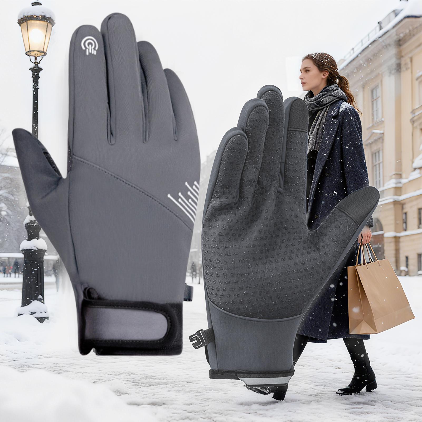 Winter Gloves Women Windproof  - Running Gear For Winter recension och pris