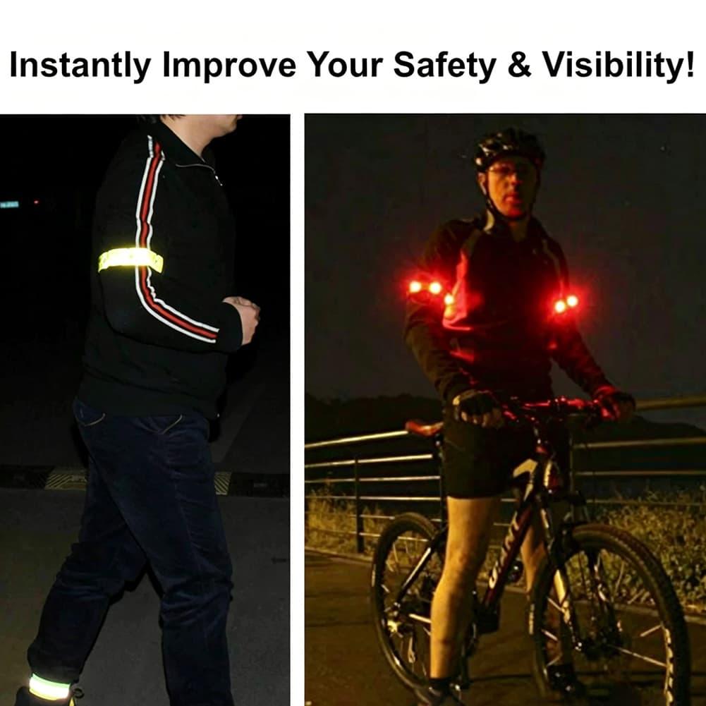 LED Reflective Armband With Fl - Running Visibility Gear recension och pris