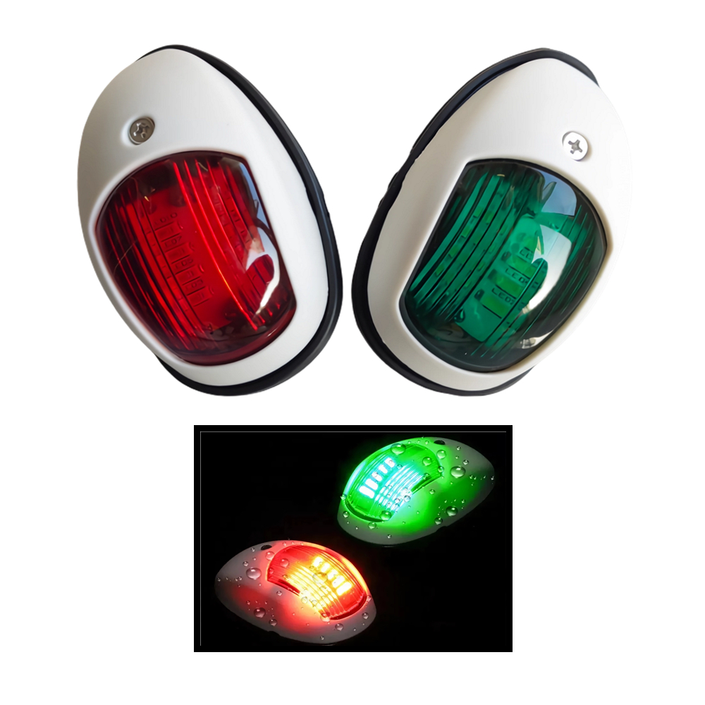 1 Pair Red Green 12V Running L - Running Gear Boat recension och pris