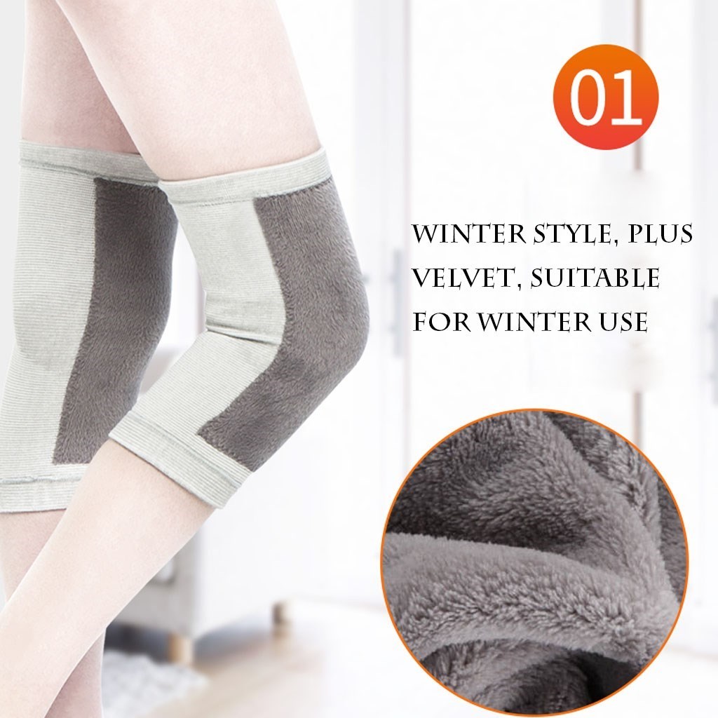 WOSWEIR-1 Pair Winter Warm Kne - Running Gear For Winter recension och pris