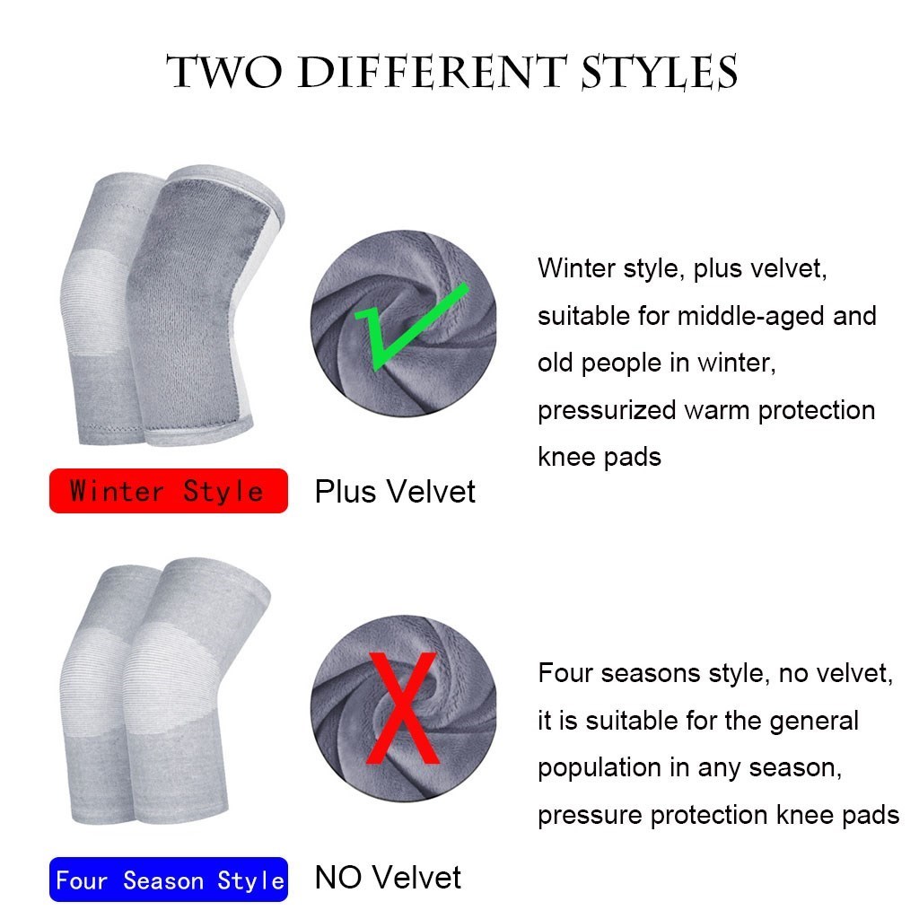 WOSWEIR-1 Pair Winter Warm Kne - Running Gear For Winter recension och pris