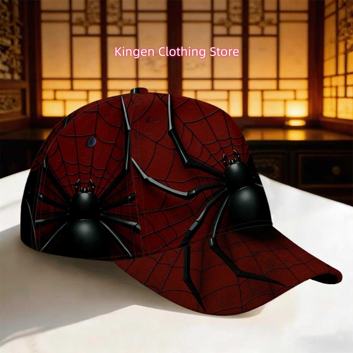 1pc 2D Flat Black Spider on Re - Running Gear Gifts recension och pris