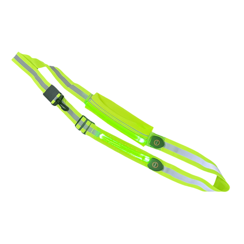 NEW-LED Reflective Belt Sash W - Running Visibility Gear recension och pris