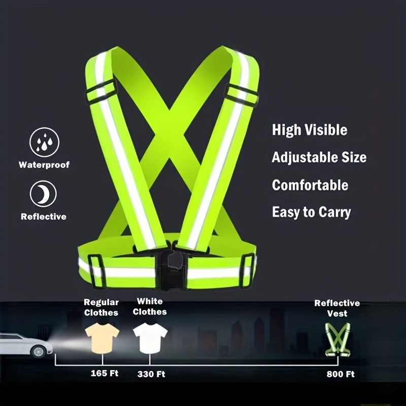 High Visibility Reflective Saf - Running Visibility Gear recension och pris