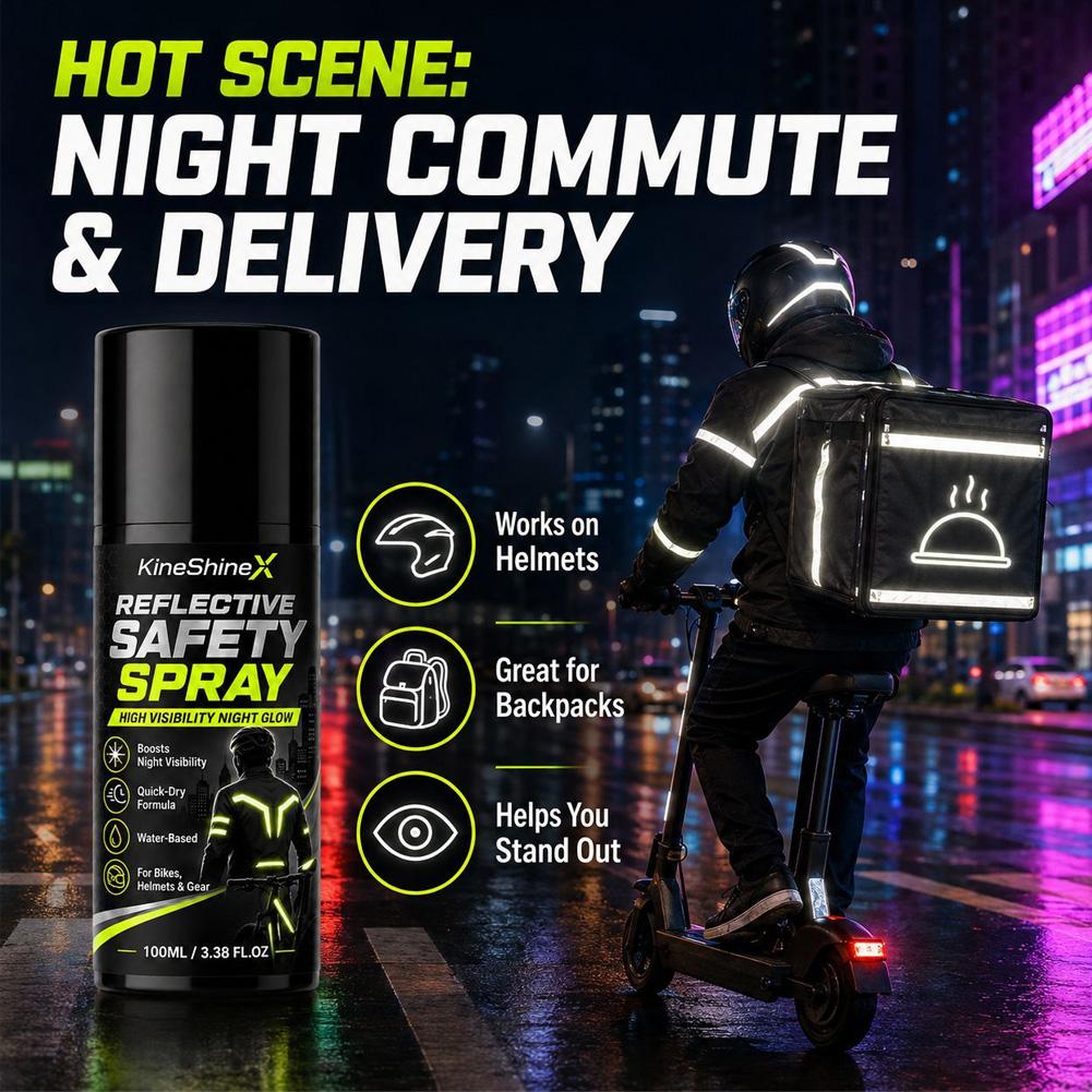 Night Reflective Safety Spray  - Running Visibility Gear recension och pris