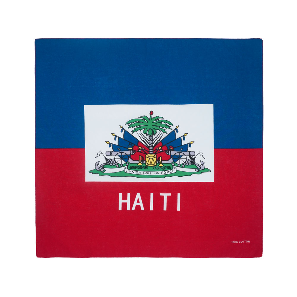 Haiti Flag Bandana 100% Cotton - Running Gear Gifts recension och pris