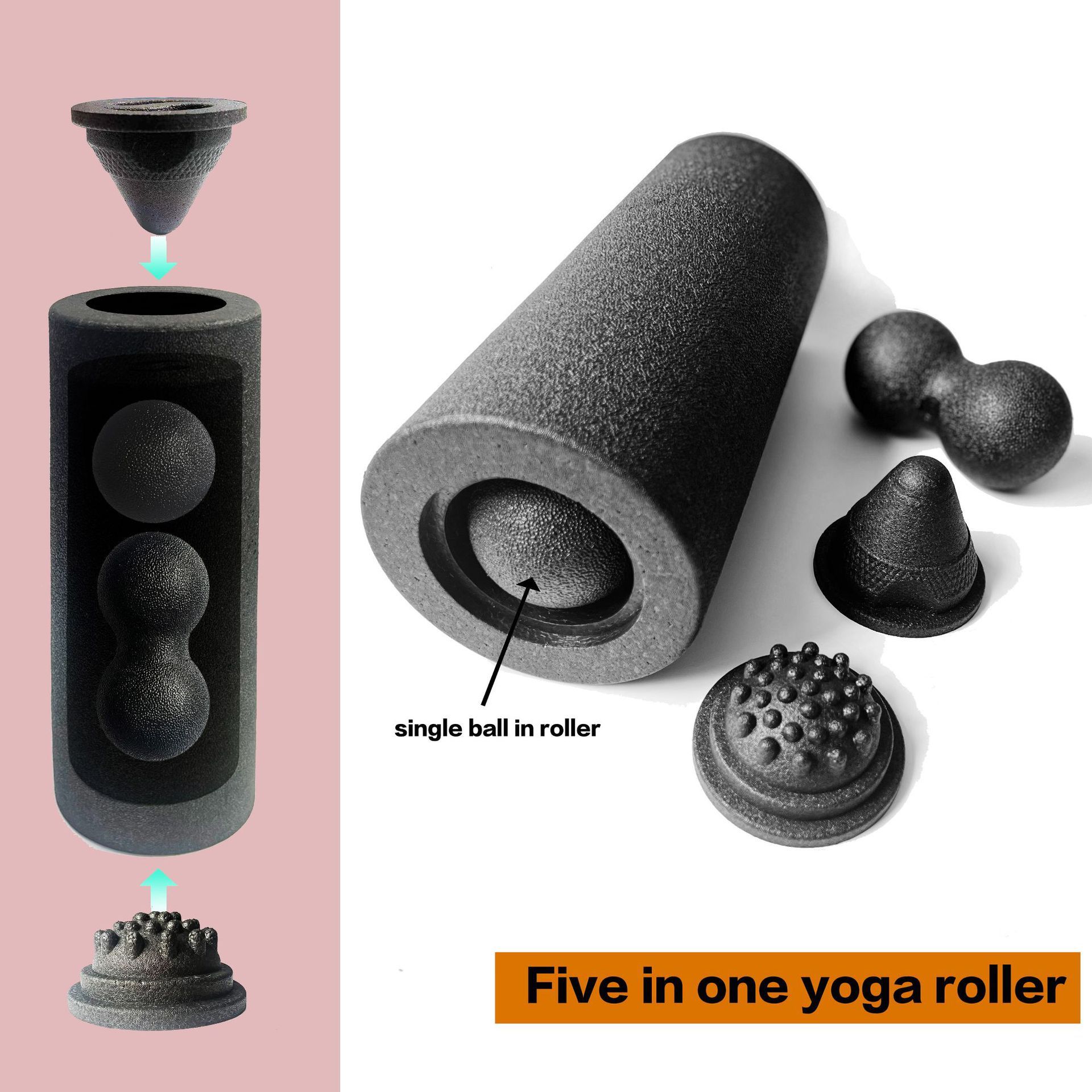 5-in-1 Fascia Roller Set Muscl - Muscle Roller Stick recension och pris