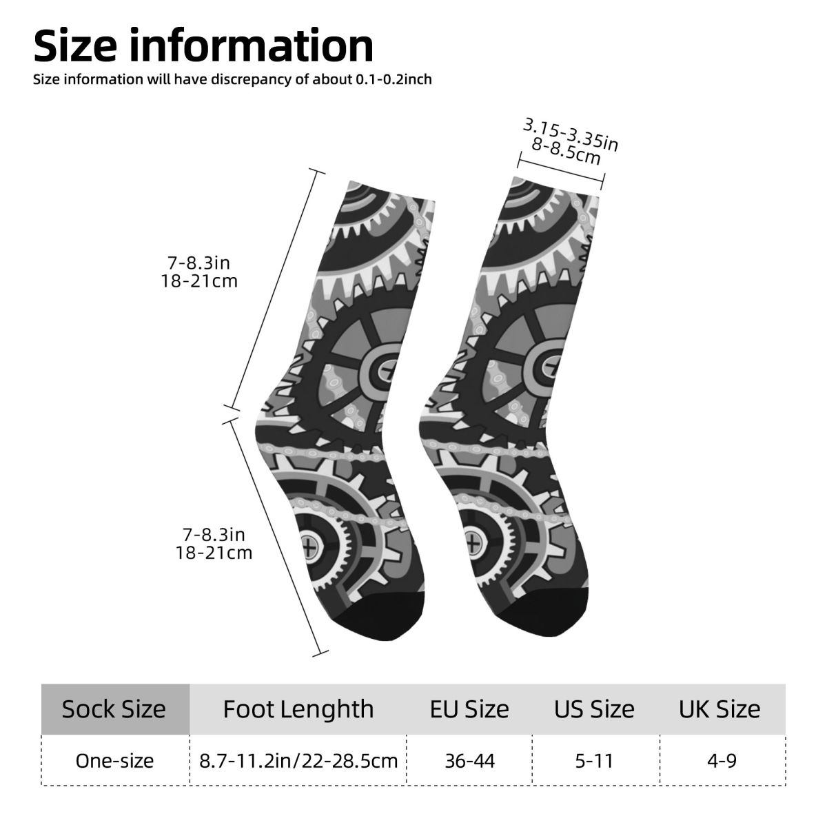 Gears Vintage Wheels Stockings - Running Gear Gifts recension och pris