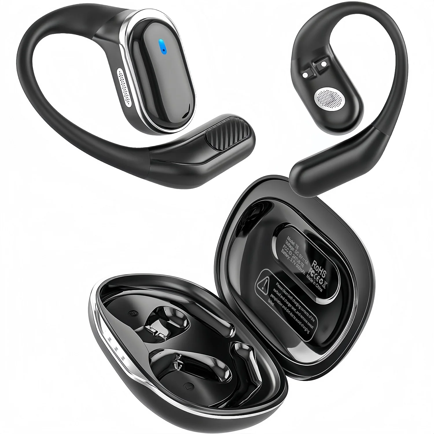 Bluetooth Earphones Wireless H - Earphone Sport Hook recension och pris
